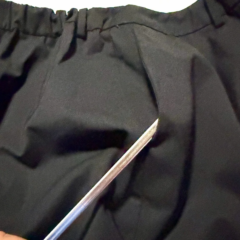 Lafayette 148 Clinton Black Ankle Pants Size 20W Light Wool Straight Leg - Picture 9 of 15